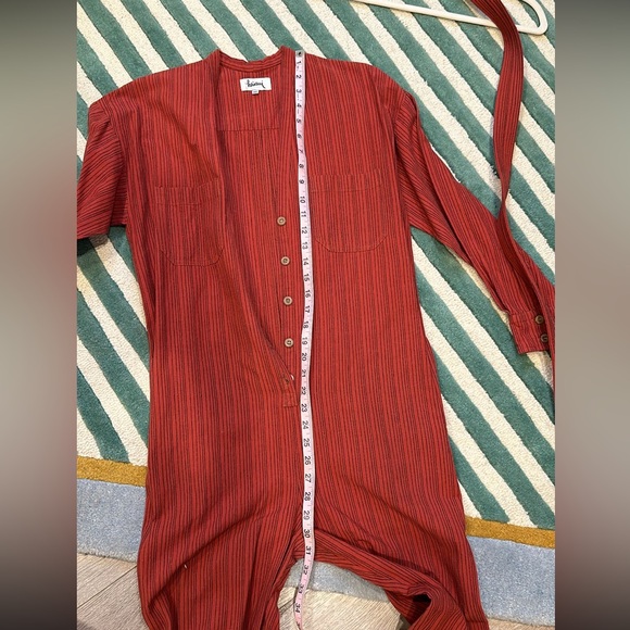 Heinui Sammo Jumpsuit - Vermilion Indigo Stripe - Picture 11 of 13
